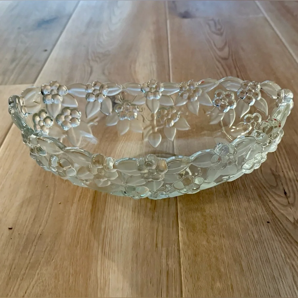 Vintage Crystal Fruit Bowl